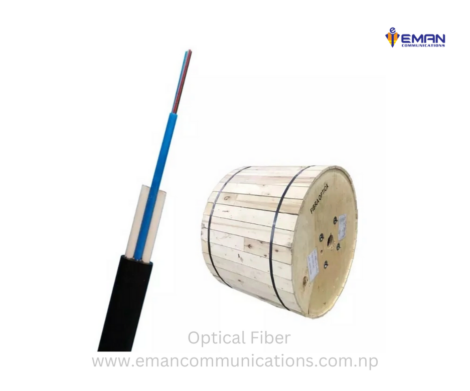 Optical fiber Cable 6 core Steel 6MM (Drum)